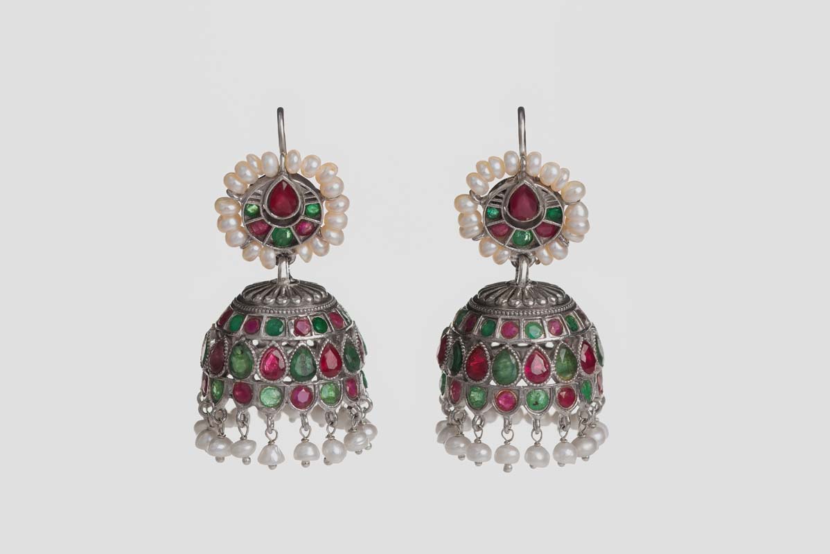 Indus Valley Kohistani Jhumka Earrings