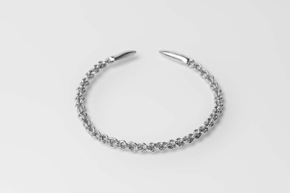 Signature Silver Rope Bangle