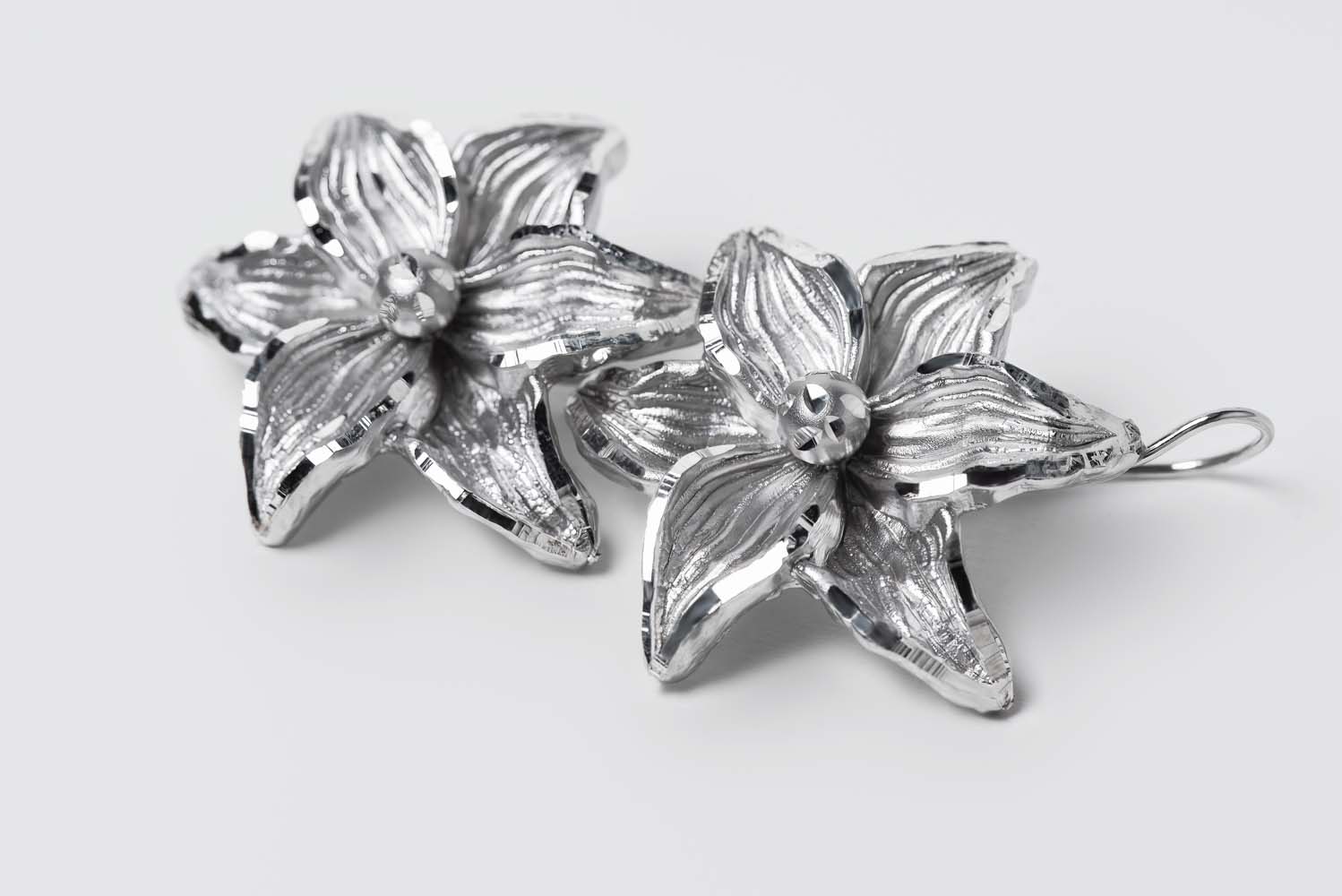 Italian Flower Ring (Silver)